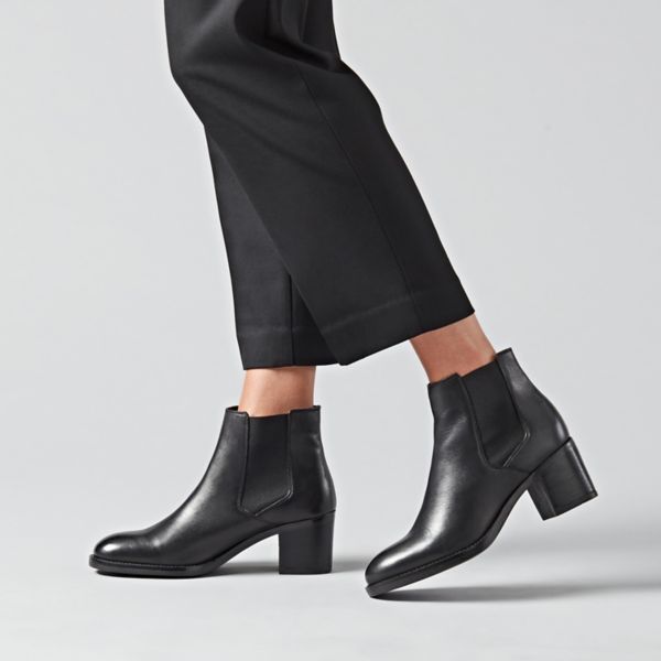 Clarks Womens Mascarpone Bay Ankle Boots Black | UK-2145836